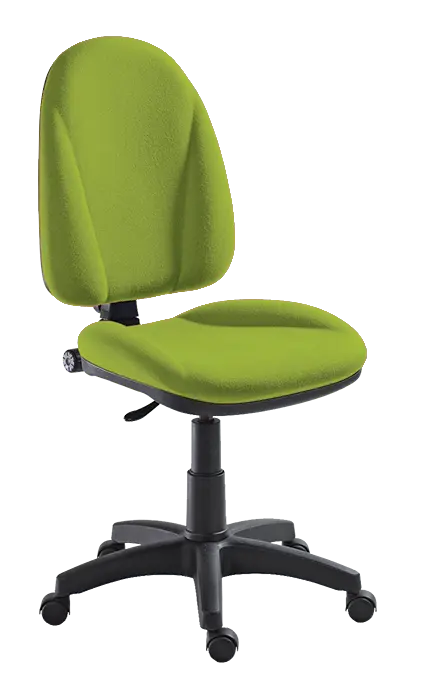 444/MEK židle kancelářská, látka SUE S 34 - látka hráškově zelená